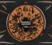 Orange circular collage of a vintage Turkish rock band with the words 'ANADOLU POP/ROCK' in white at the center.